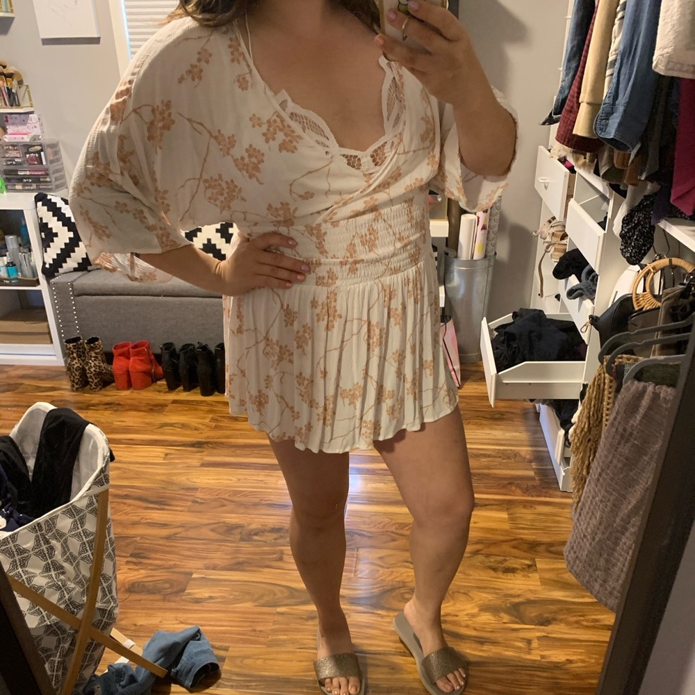 F21 smock kimono dress